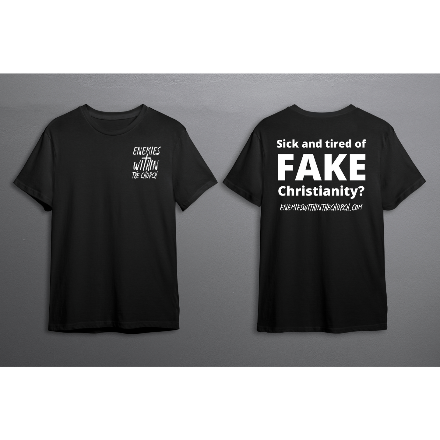 "FAKE" Short-Sleeve T-Shirt
